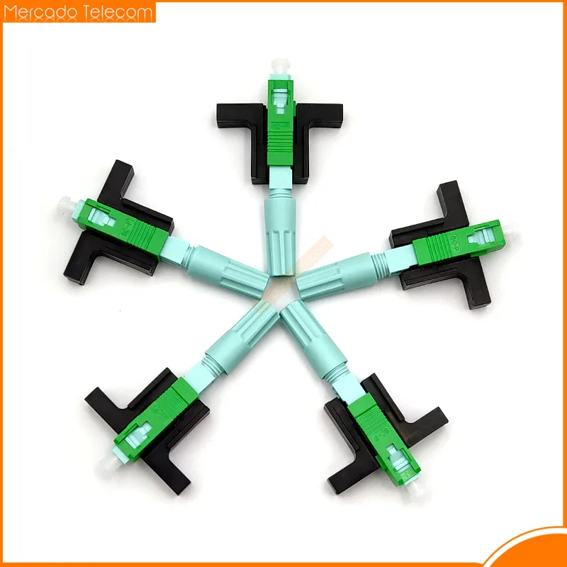 Nuevo SC APC UPC 58mm SM conector óptico monomodo herramienta FTTH herramienta de conector en frío SC UPC conector rápido de fibra - imagen 4
