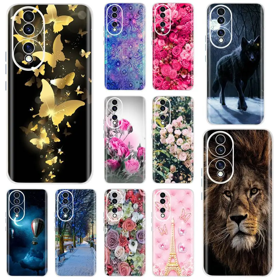 Para Honor 70 Funda 2022 Funda trasera de silicona suave a la moda para Huawei Honor 70 5G FNE-AN00 Funda Honor70 6,67 "TPU