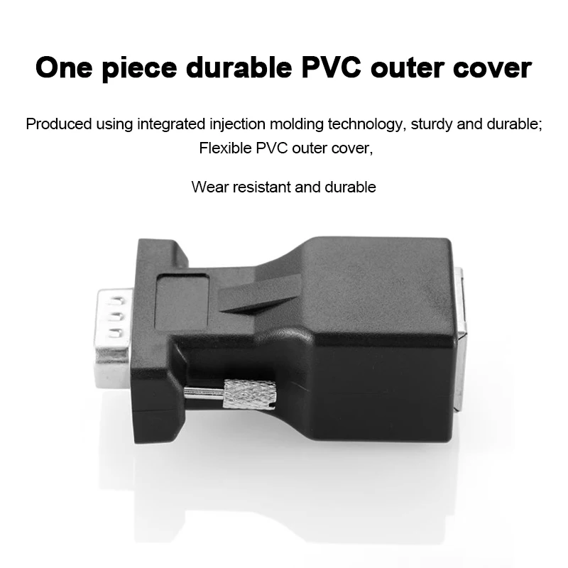 Adaptador de red DB9 RS232 hembra/macho a RJ45, puerto COM a convertidor de puerto Ethernet Cat5e/6 LAN, serie DB9 hembra a RJ45 hembra - imagen 5