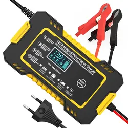 Cargador Batería Coche 12V 6A con LCD