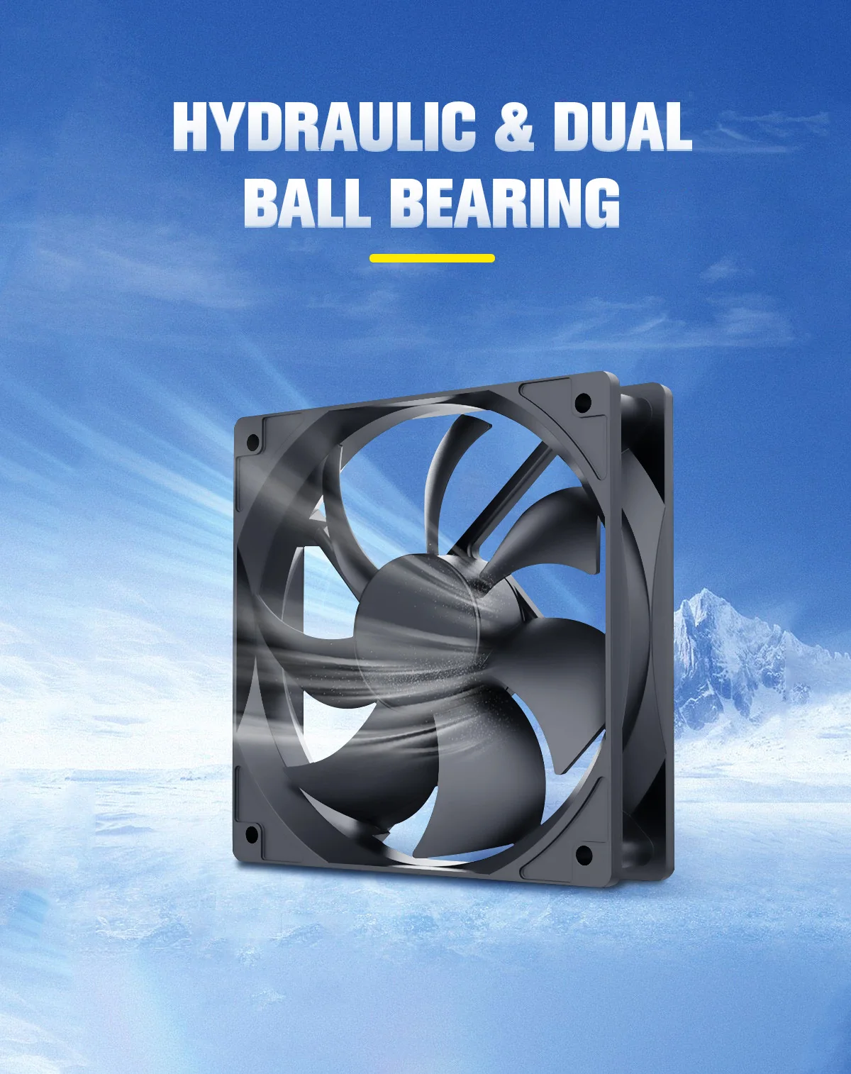 Ventilador de refrigeración sin escobillas para PC, 120mm, 12cm, 12025, 5V, 12V, 24V, 120mm x 120mm x 25mm, 120x120x25mm, USB, 2 pines - imagen 3