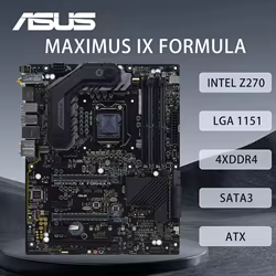Placa base ASUS ROG MAXIMUS IX FORMULA LGA 1151 compatible con i5-6500 7600K i7-6700K 7700K CPU Intel Z270 4xDDR4 4133MHz 2xM.2 VGA