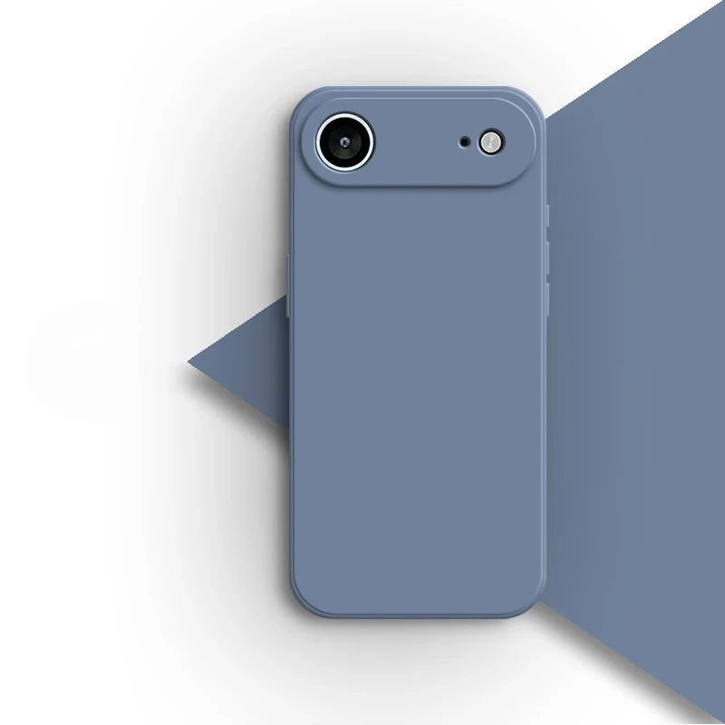 Funda de silicona líquida de lujo para iPhone 17 Air Pro Max 5G protección de cámara a prueba de golpes carcasa Simple delgada - imagen 2