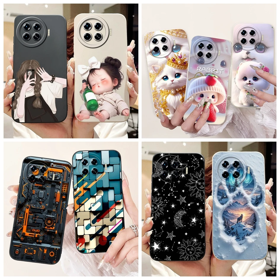 Para Tecno Spark 20 Pro + KJ7 funda Spark 20 Pro 4G KJ6 funda bonita de silicona suave de dibujos animados para Tecno Spark 20 Pro 5G KJ8 Shell