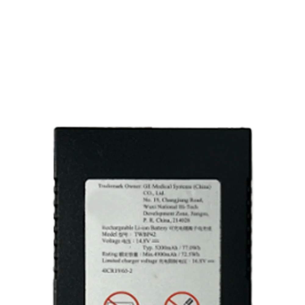 Batería de máquina de ultrasonido TWBP42 14,8 V 77Wh 5200mAh para GE 5120410-2 5451284 LOGIQ-E LOGIQ-i Vivid-e Logiq R7 conectores de 6 pines - imagen 4