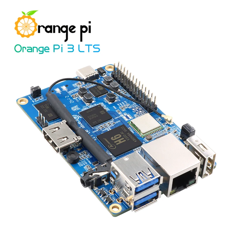 Orange Pi 3 LTS H6 AllWinner 64Bit 2G RAM 8G EMMC WIFI BT5.0 ejecutar Android 9,0 Ubuntu Debian OS opcional para Orange Pi 3 LTS - imagen 5