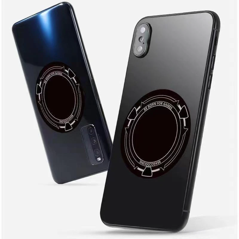 Anillo de placa de Metal de 60/90mm para Magsafe, soporte magnético para IPad de coche, pegatina de hoja de hierro para radiador para IPhone, Xiaomi, IPad/Tablet y PC, 2 uds. - imagen 3