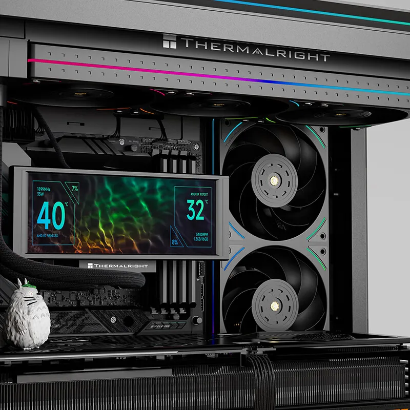 Thermalright TL-UB36 ventilador de radiador de 360mm ARGB refrigeración por ordenador 12CM ventiladores de caja de presión de aire de grado de rendimiento de una sola pieza 2150RPM - imagen 5