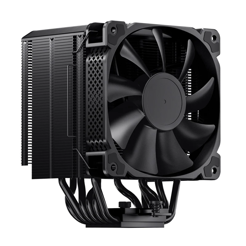 Jonsbo-Torre de radiador HX6240 de cobre puro, 6 tubos de calor de 12cm, ventilador PWM, Control inteligente de temperatura, refrigeración LGA 1200 115X 1700 2011 - imagen 2