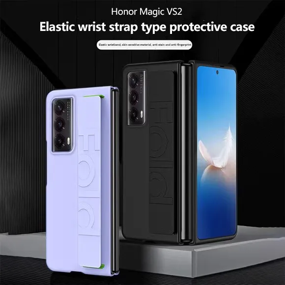 Correa de plástico duro y sedoso mate para pulsera Honor Magic V2, correa elástica para muñeca, cubierta a prueba de golpes