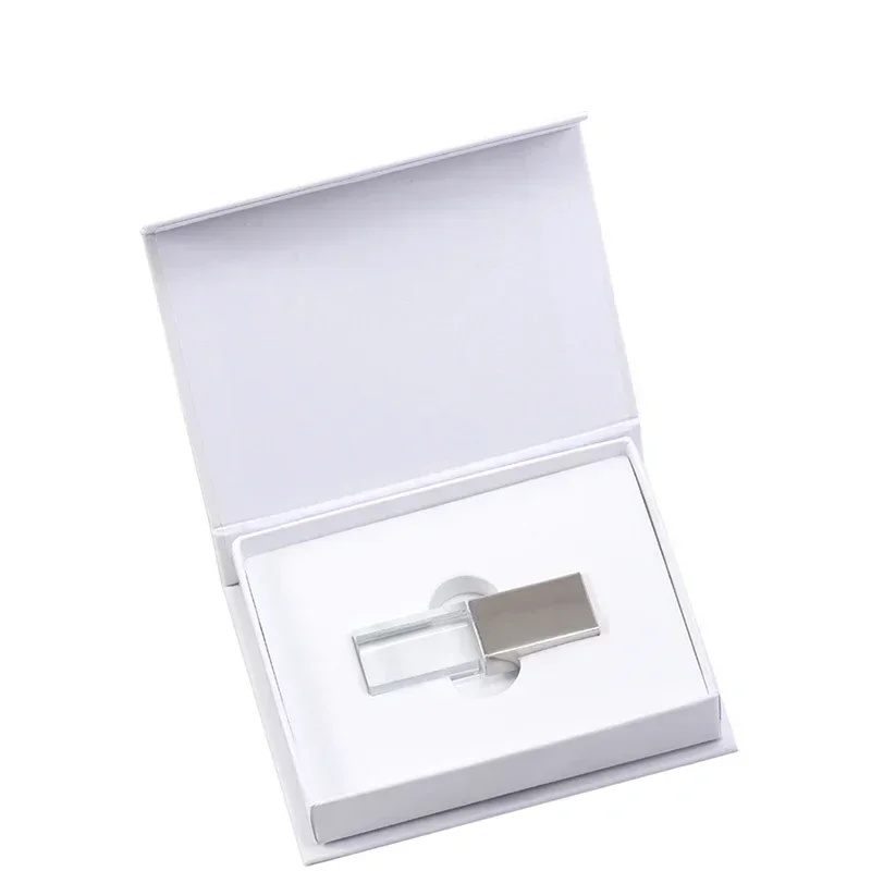 Silver USB with box
