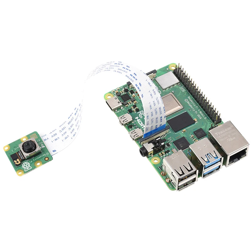 Módulo de cámara 3 cámaras 12MP MX708 Sensor Enfoque automático SNR DPC PDAF Cámara V3 Opcional 75 ° Visión nocturna 75 ° Para Raspberry Pi - imagen 5