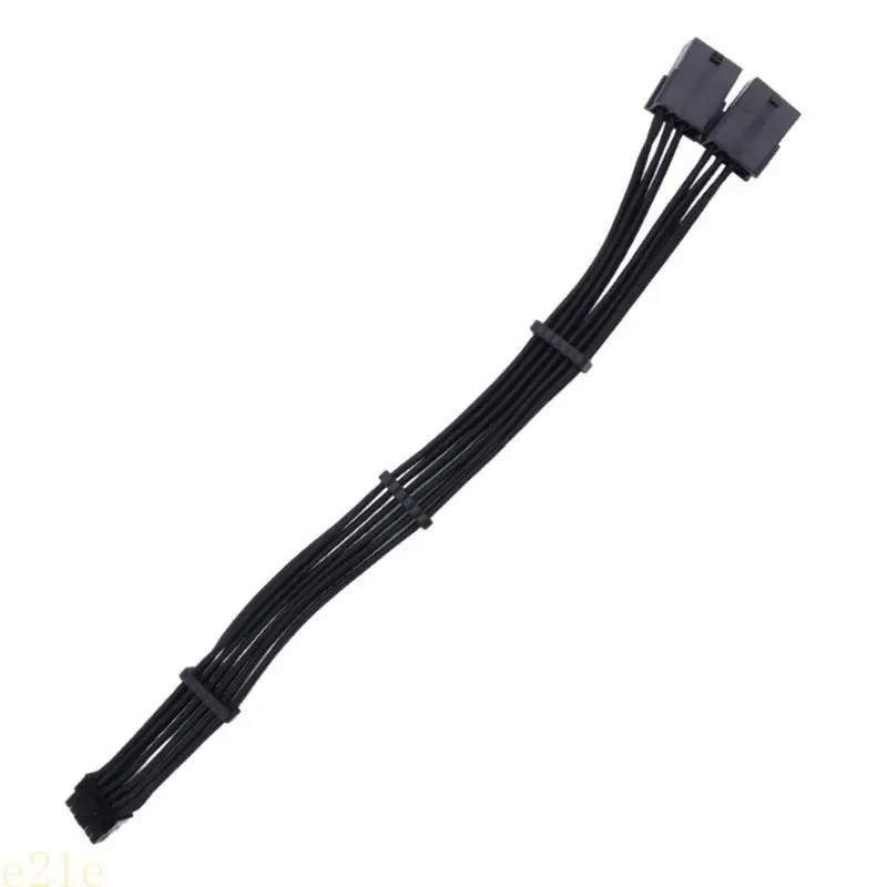 E21E 2x 8pin a 12pin Cable adaptador alimentación tarjeta gráfica para RTX30 GPU 12PIN a 8PIN - imagen 3