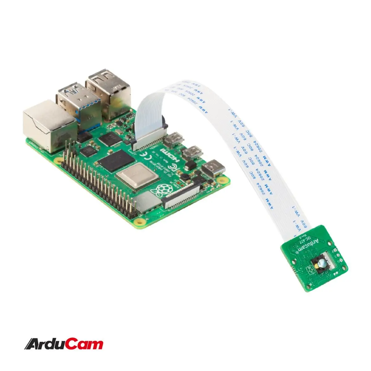 Módulo de cámara con obturador global Arducam para Raspberry Pi, 0,31 MP monocromático OV7251, tamaño de píxeles de 3 μm, conectado al CSI-2 nativo MIPI - imagen 4
