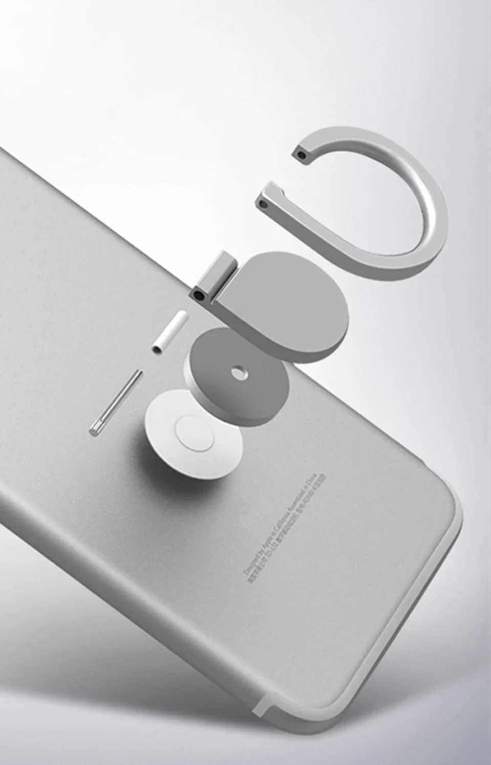 Anillo en forma de gota de agua, soporte portátil para teléfono móvil, soporte Universal de anillo de dedo con rotación de 360 grados para teléfono Huawei - imagen 4