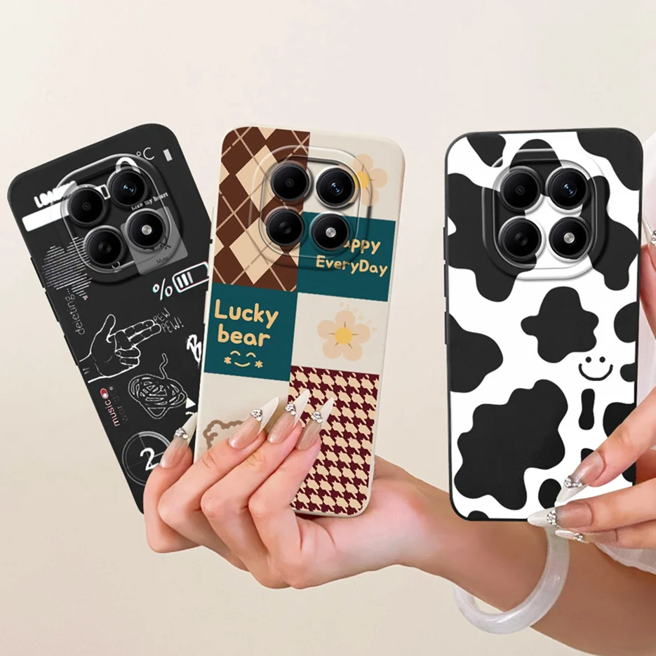 Para Xiaomi Poco M8 Pro 5G funda de lujo girasol chica cubierta pintada suave TPU funda de teléfono para Xiaomi Poco M8 PocoM8 Pro Fundas bolsas - imagen 2