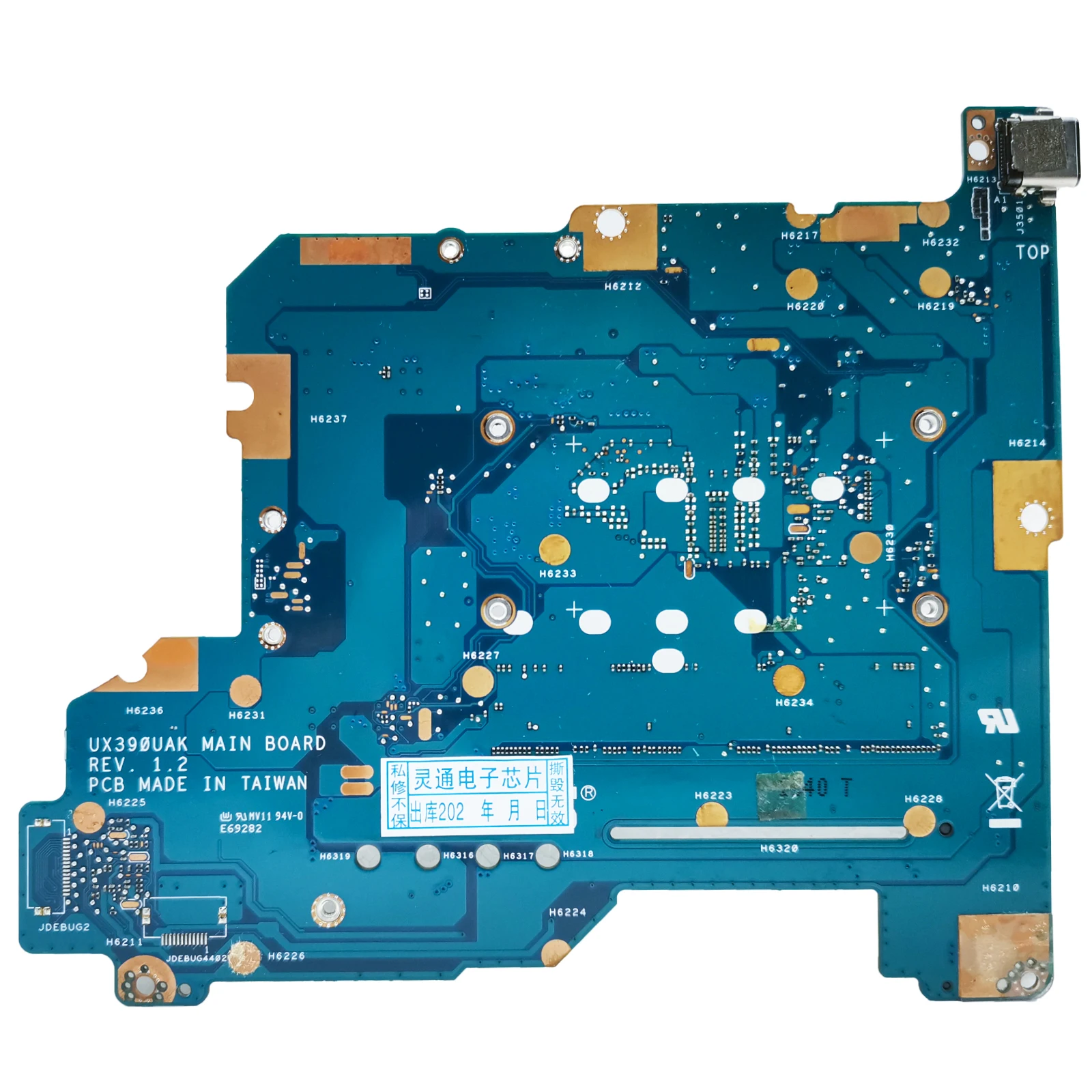 Placa base UX390UAK para ordenador portátil, placa base para ASUS ZenBook UX390U UX390UA UX390UAK Notebook con CPU i5 i7 7th Gen 8GB/16GB-RAM - imagen 3
