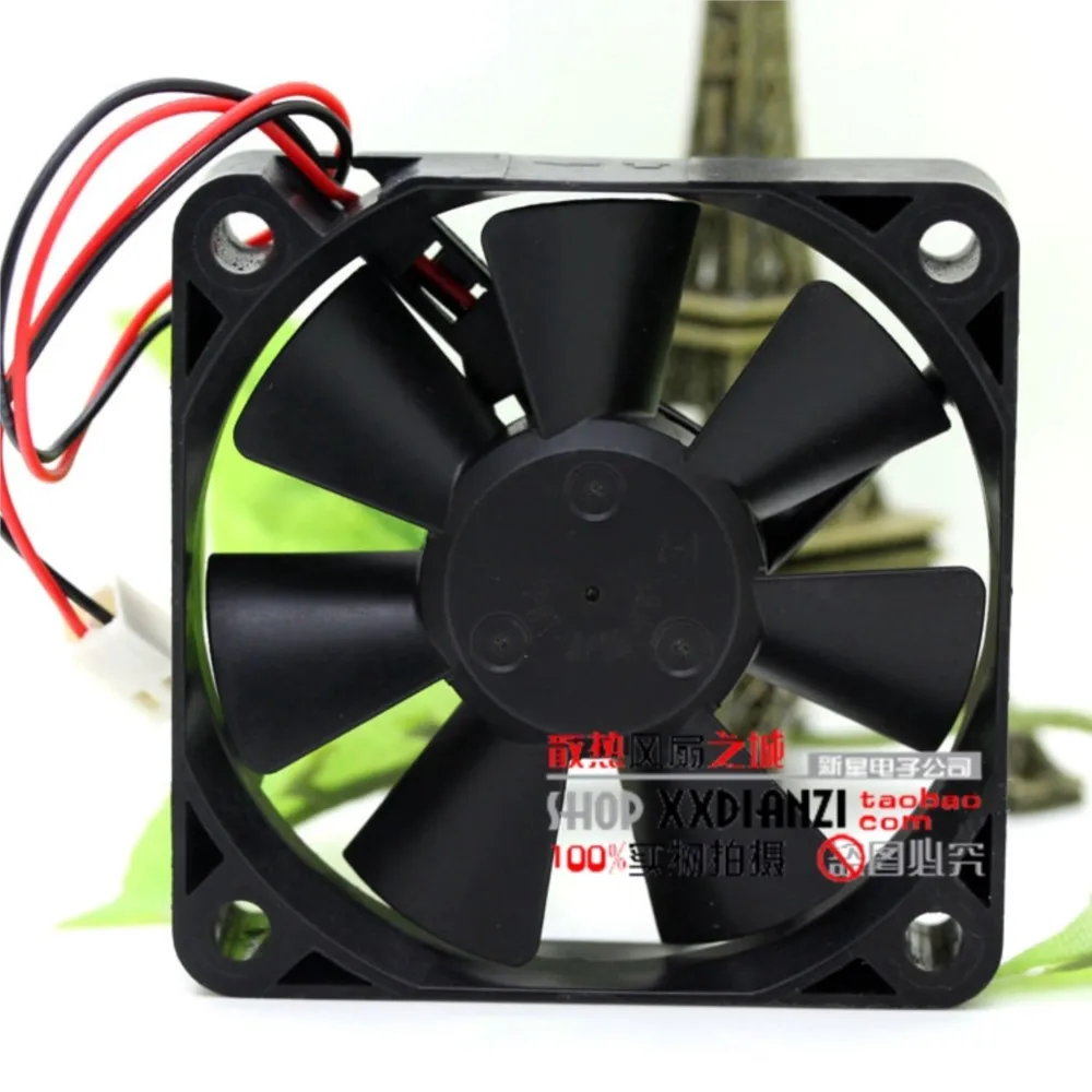 Ventilador de 60 mm y 24 V para ventilador de refrigeración CC NMB 2406KL-05W-B50, 0,13 A, dos cables, ventilador de doble rodamiento de bolas para motor pequeño y refrigeración por inversor - imagen 4