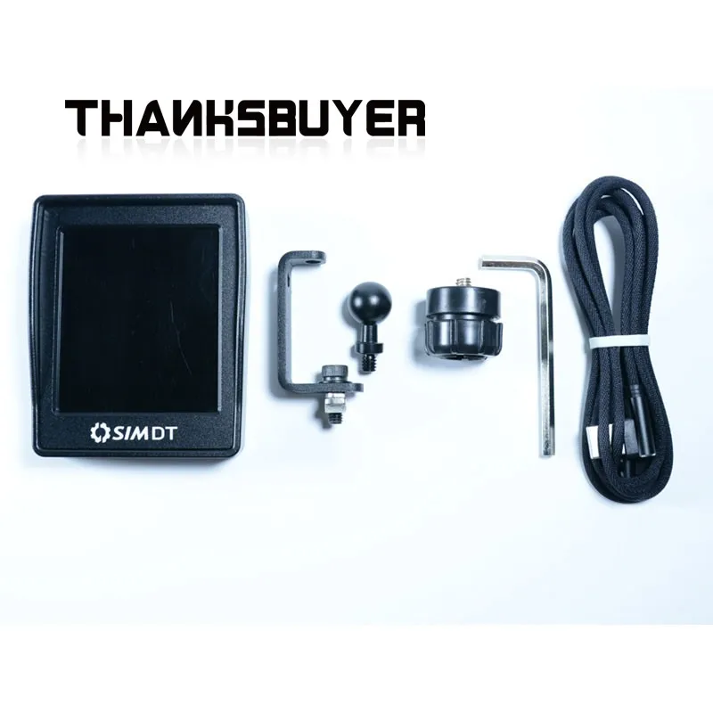 Pantalla de velocidad de engranaje SIMDT G2, simulador de juego de carreras, soporte tipo C para función personalizada SIMHUB