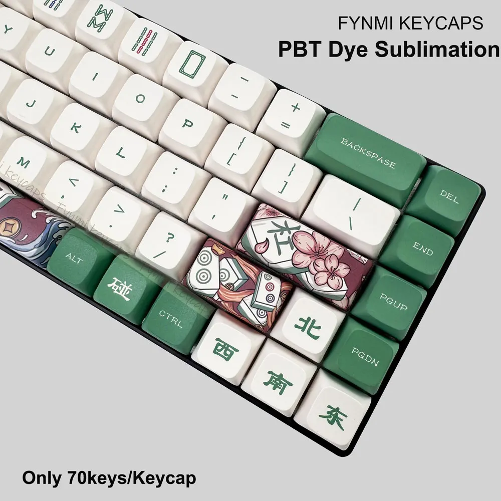 Teclas XDA promocionales Tema Mahjong Sólo 70 teclas se aceptadas a teclado de 68 teclas o mezclar y combinar teclas para teclado - imagen 5