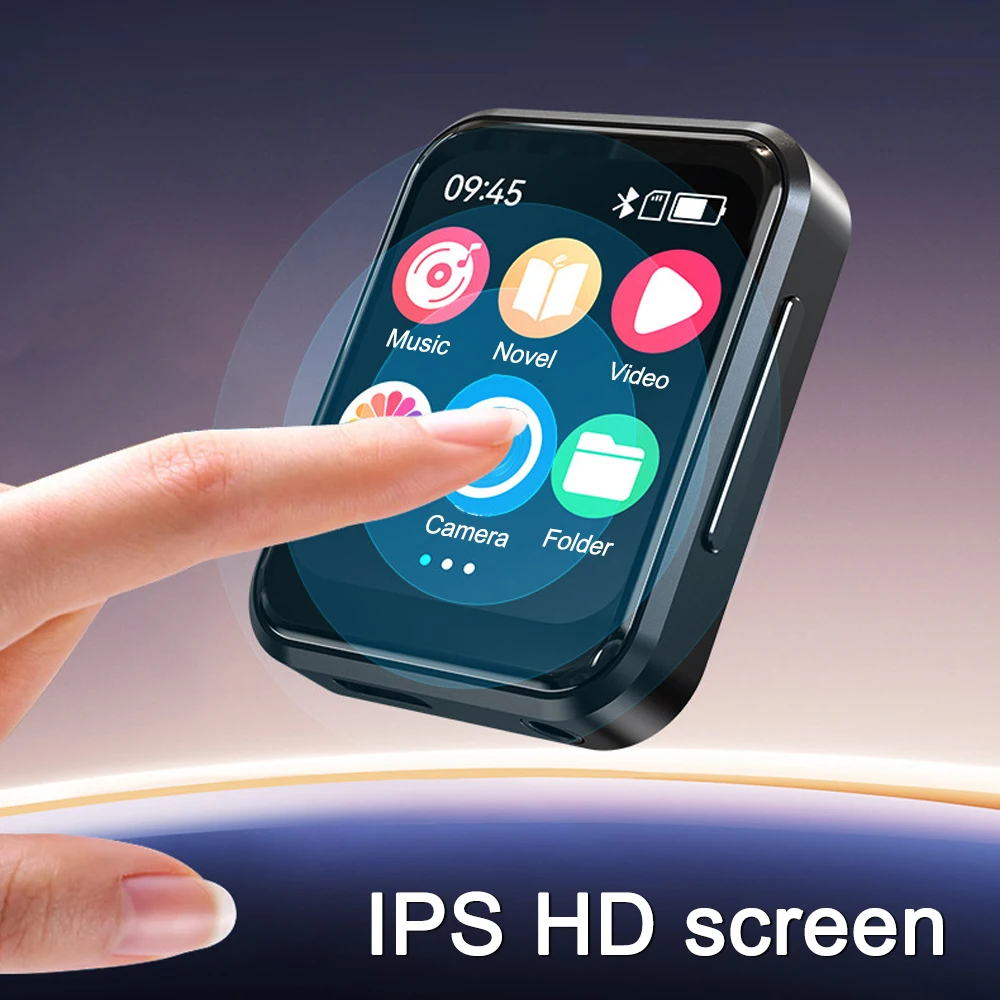 Reproductor de música MP3 con Bluetooth 5,4 Walkman MP4 HiFi pantalla completamente táctil altavoz incorporado grabadora cámara reproductor de vídeo FM/E-book - imagen 4