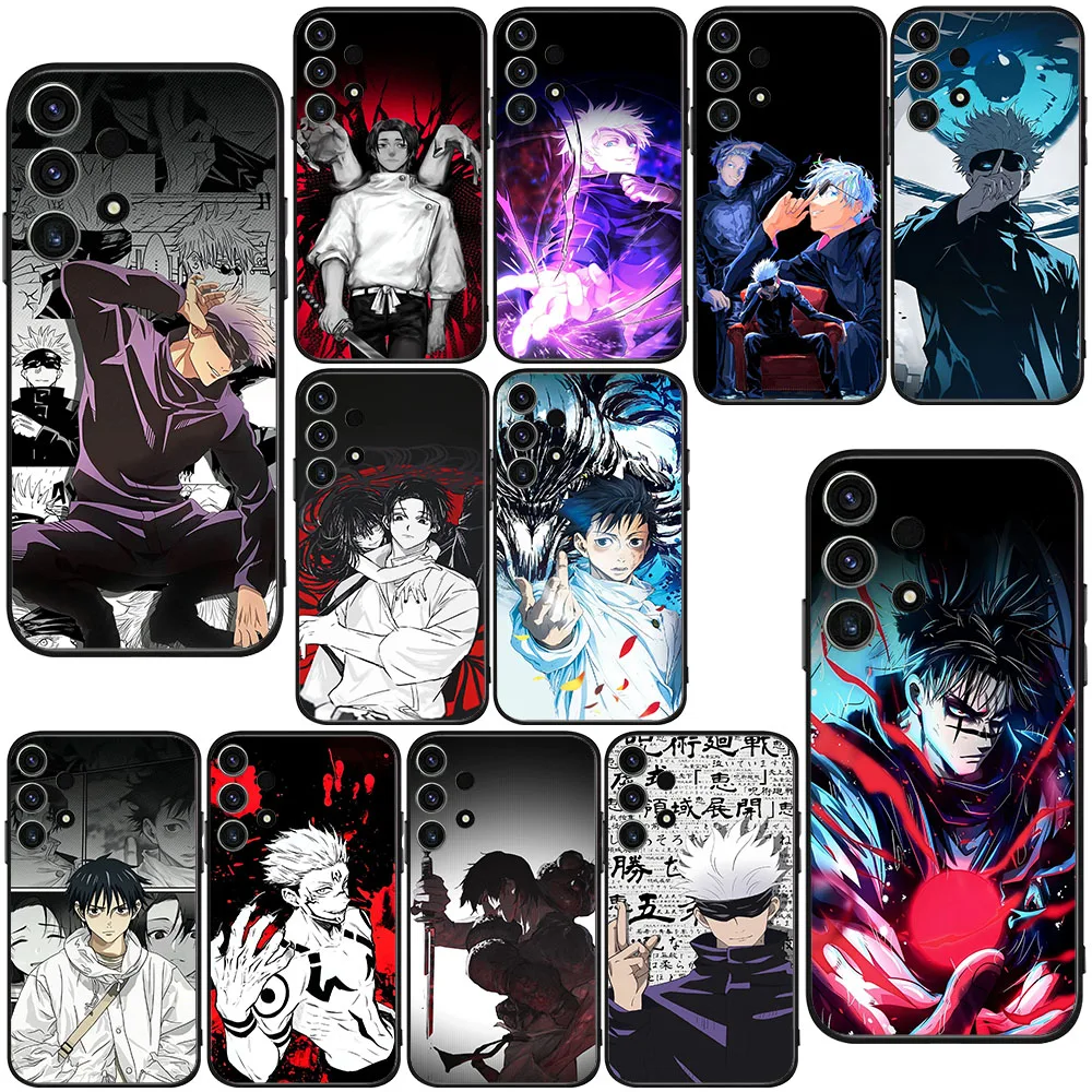 BK-18 Jujutsu Kaisen funda blanda para Realme 8 8S Q3 Q3i V13 C12 C15 C21Y C25Y C20 C33 C30 Narzo 30 Pro