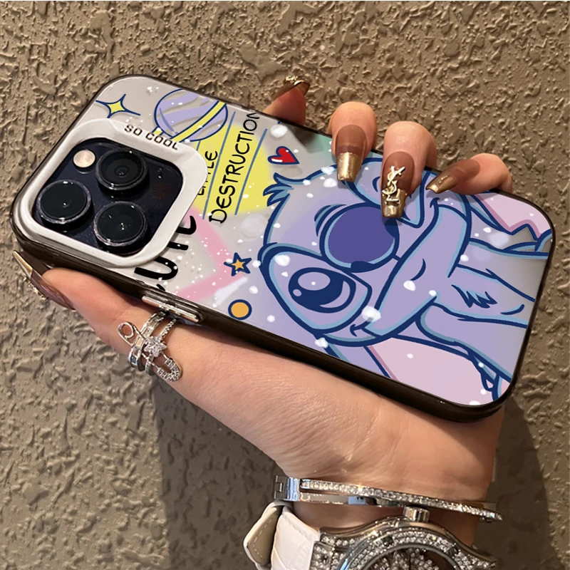 Funda de PC con revestimiento de Disney para iPhone 17 Air 16 15 11 12 14 13 Pro Max XS X XR Plus 8 7 SE 2020, funda a prueba de golpes - imagen 3