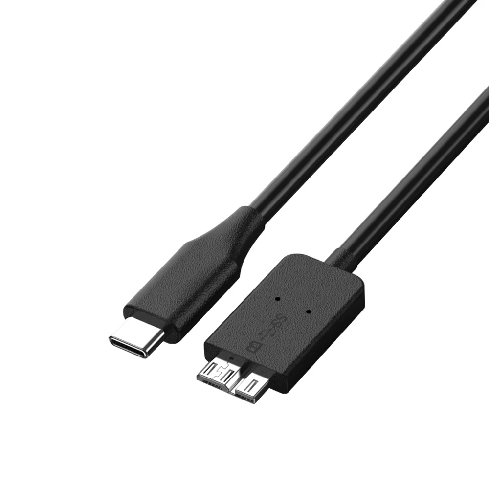 Cable USB tipo C a Micro B 3,0, Cable de sincronización de datos rápida para Macbook, disco duro, HDD, carcasa SSD, 5Gbps, 3A - imagen 5