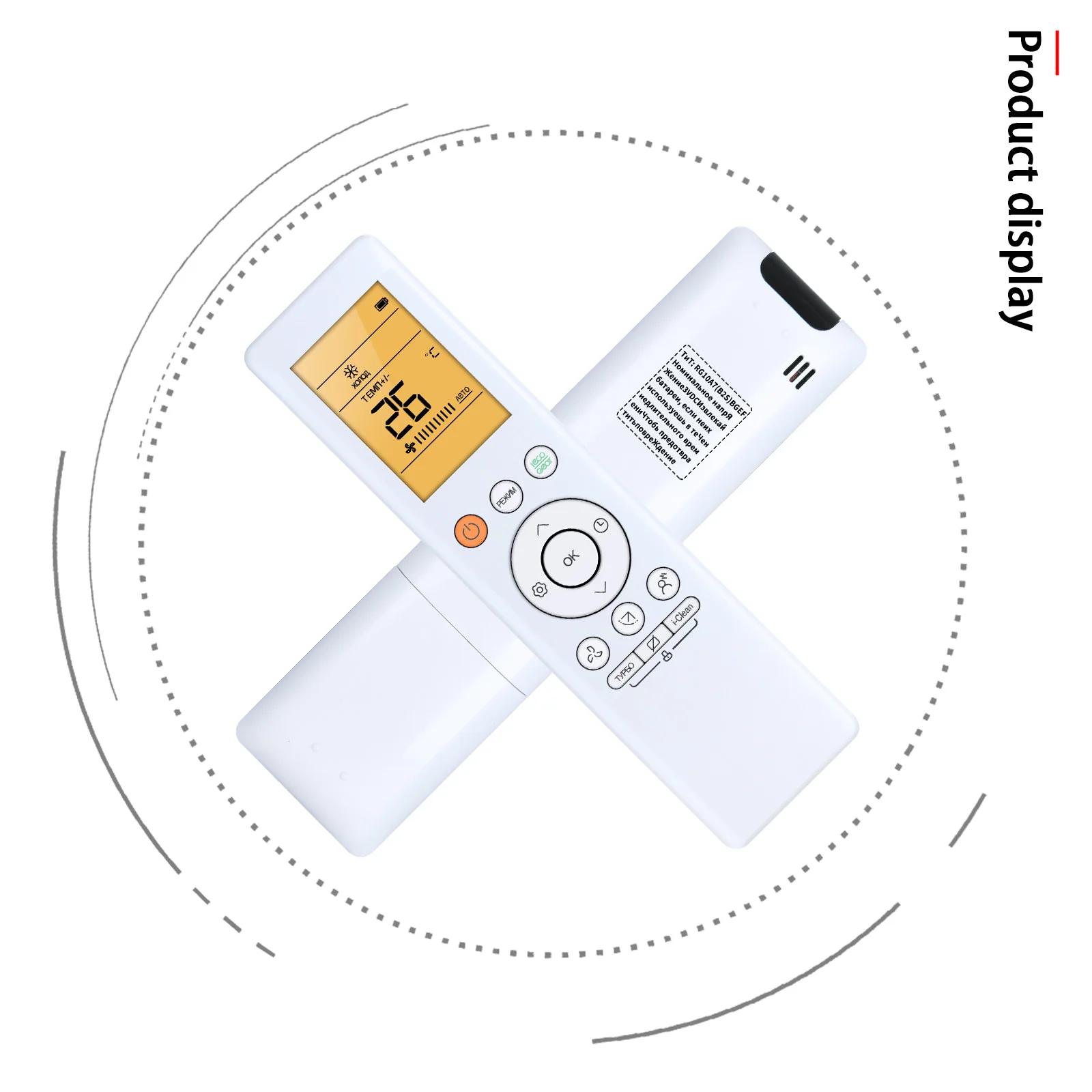 Nuevo RG10A7(B2S)BGEF para Midea aire acondicionado Control remoto AC - imagen 3