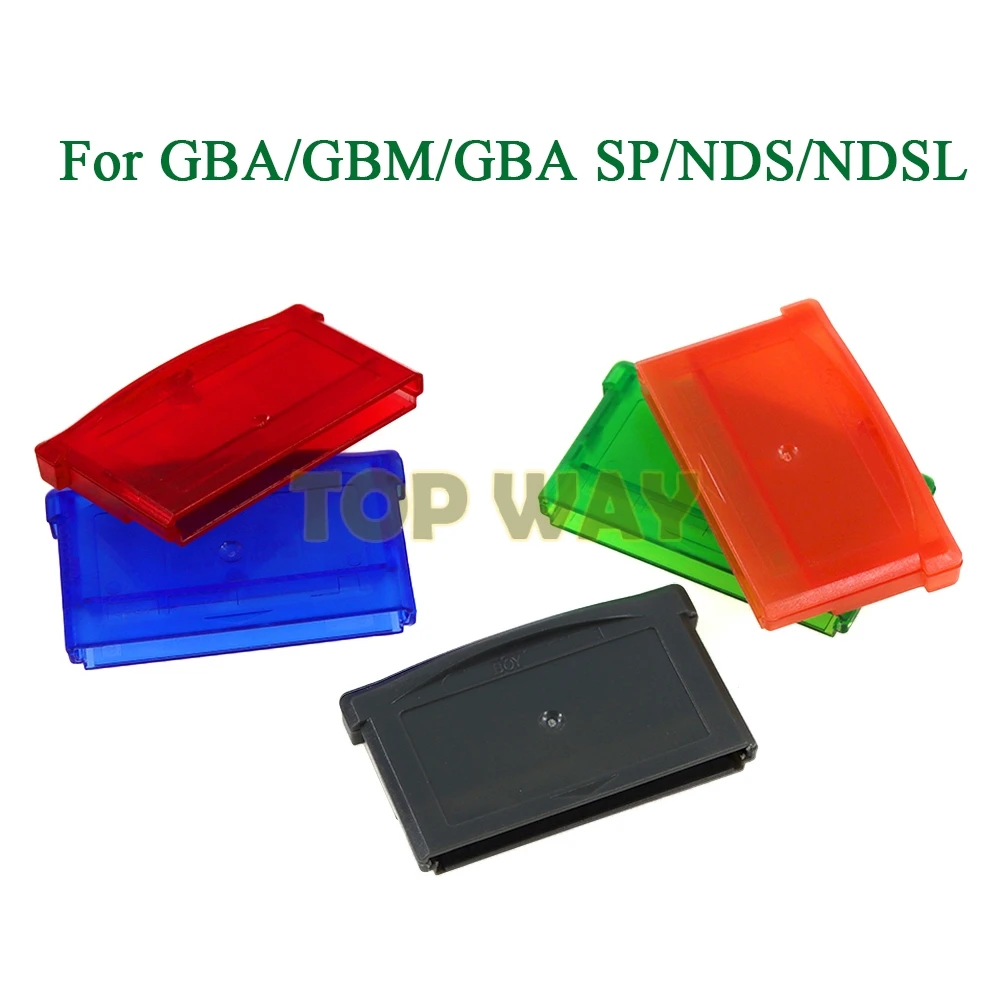 Caja de carcasa de tarjeta de juego de 20 piezas con tornillos para Gameboy Advance, carcasa para GBA GBM GBA SP NDS NDSL
