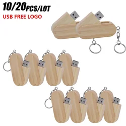 Memoria USB de Madera Personalizable con Llavero