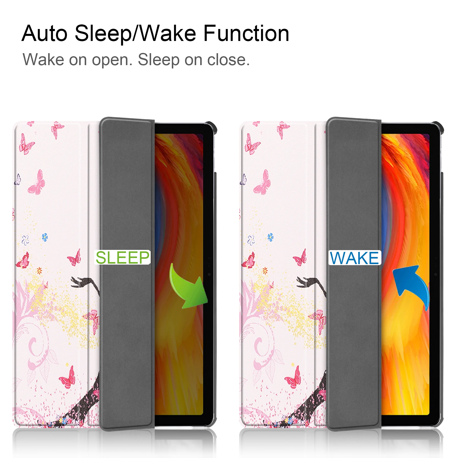 Funda pintada triple para Lenovo Xiaoxin Pad 10,6 Plus 11 Tab M10 P11 Plus TB-125FU 128FU J606F J607F X606F X605FC X306F - imagen 2