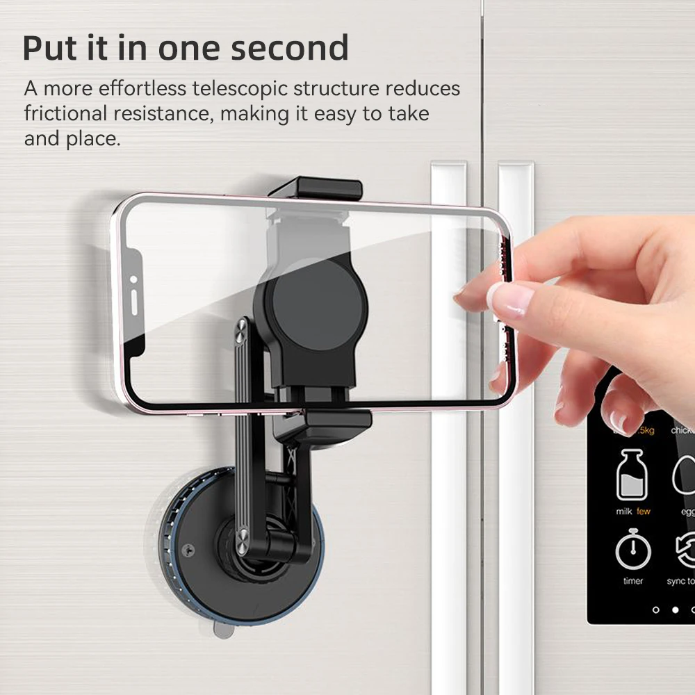 Soporte magnético para teléfono móvil, ventosa de escritorio para coche, succión al vacío adhesiva trasera, fuerte multifuncional de 360 grados - imagen 2