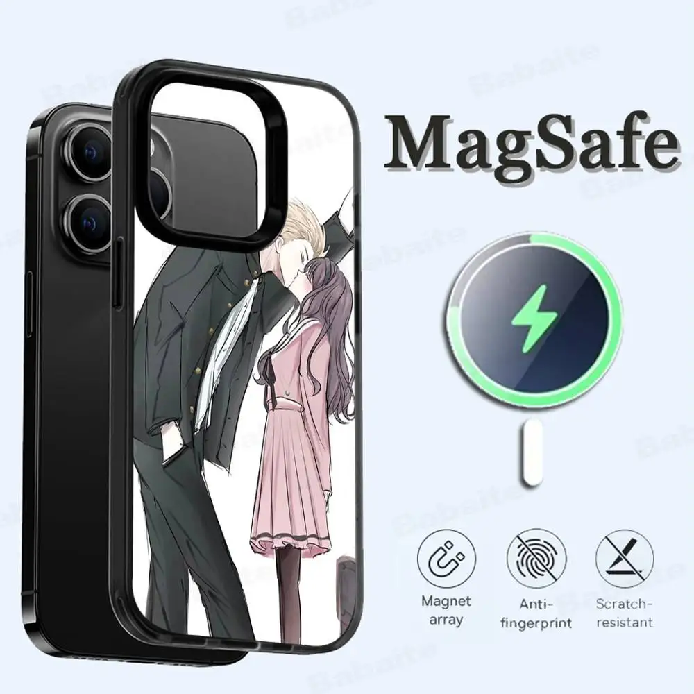 The Fragrant Flower Blooms with Dignity Phone Case Magnetic Case For iPhone 16 14 Max Plus For Magsafe Wireless Charge Cover - imagen 2