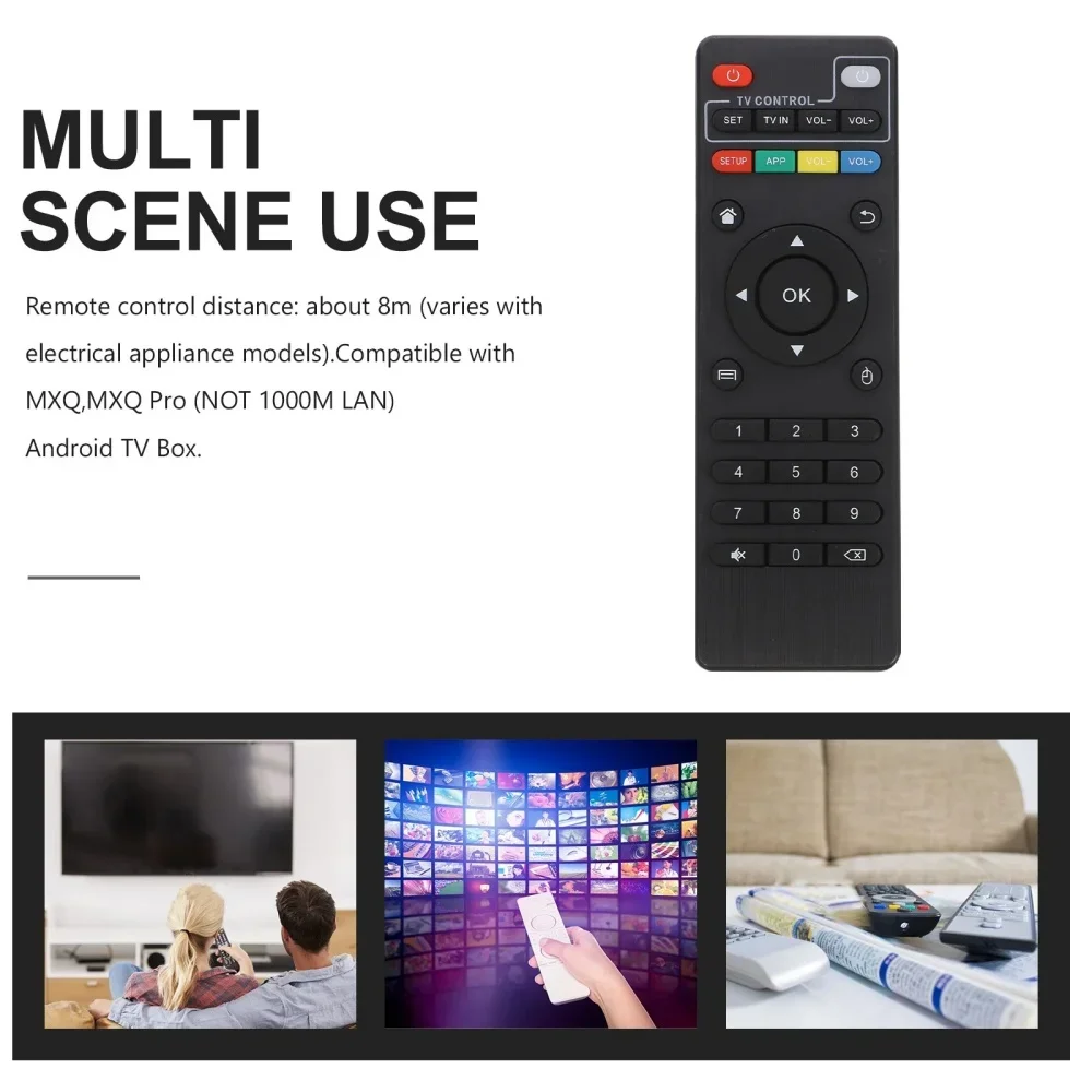 Reemplazo Universal de Control remoto IR para Mini decodificador X96Q X96W con función KD X96x4 X98plus, controlador de TV Android