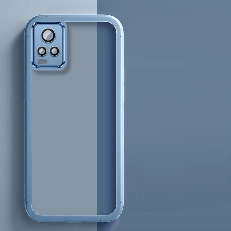 Para Vivo V20 funda vivo V21e 4G funda de teléfono vivo V21e funda Vivo Y73 2021 cubierta transparente Protector de cámara cubierta de lente - imagen 3