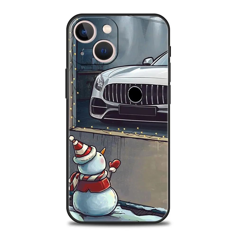 Funda de teléfono de silicona negra para Apple iPhone, iPhone 11, 15, 14 Pro MAX, 12, 13, 7, 8 Plus, X, XR, XS, MAX, SE - imagen 5