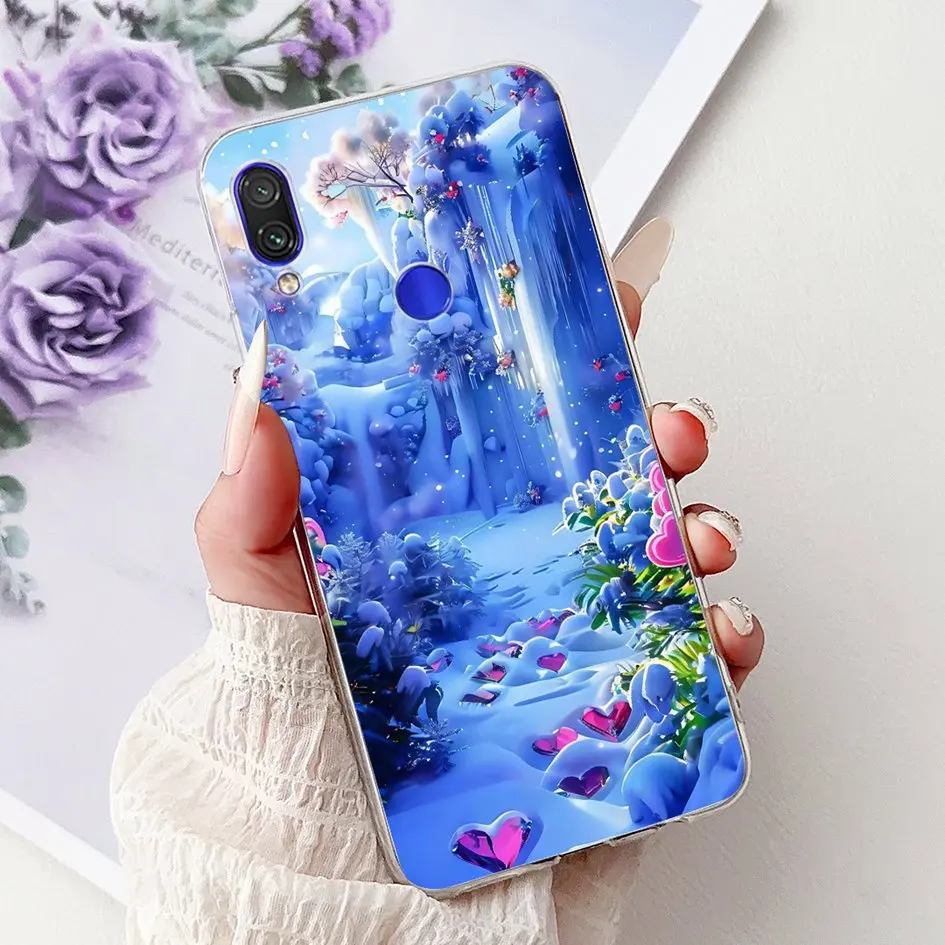 Para Xiaomi Redmi Note 7 Pro Funda Cool Dragon dibujos animados suave transparente silicona teléfono contraportada para Xiaomi Redmi Note 7 7s Note7 Funda - imagen 4