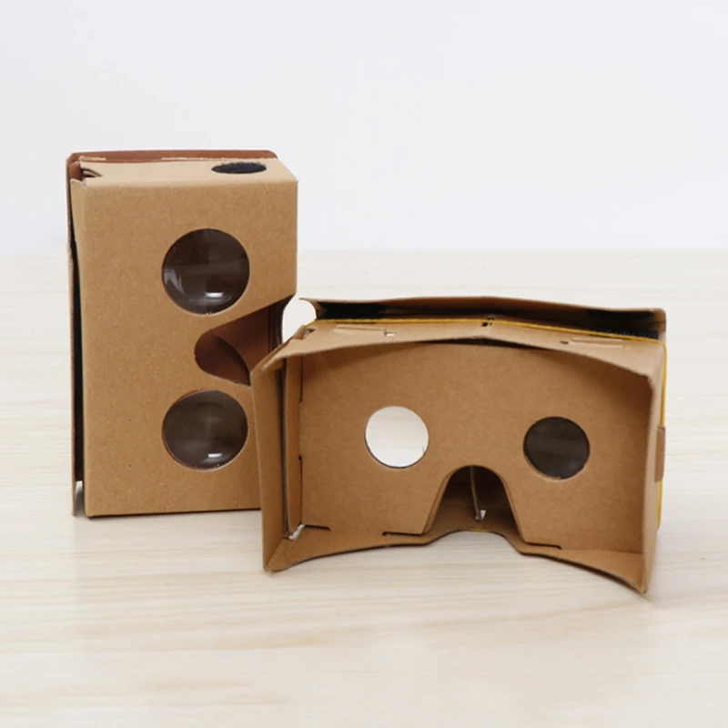Gafas de realidad Virtual Google Cardboard 3D Vr para Android o teléfono, nuevo modelo VR DIY, transforma su dispositivo en una pantalla grande, 1 ud.