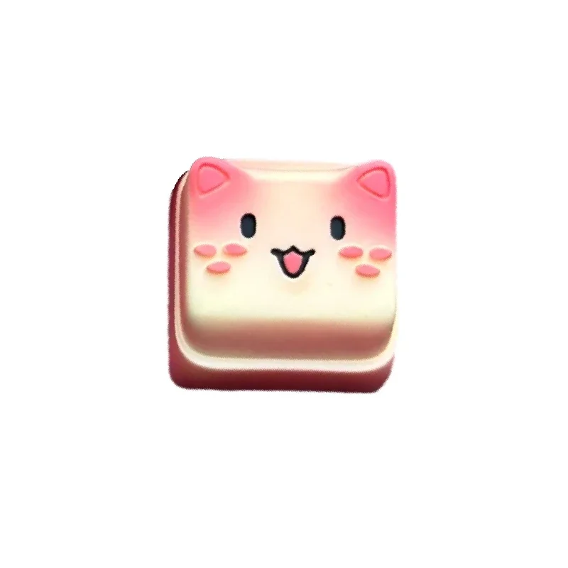 Teclas de mano de gato bonitas, personalización de resina personalizada, diseño Original, tapa de tecla de punto estereoscópico 3D para teclado mecánico para juegos - imagen 5