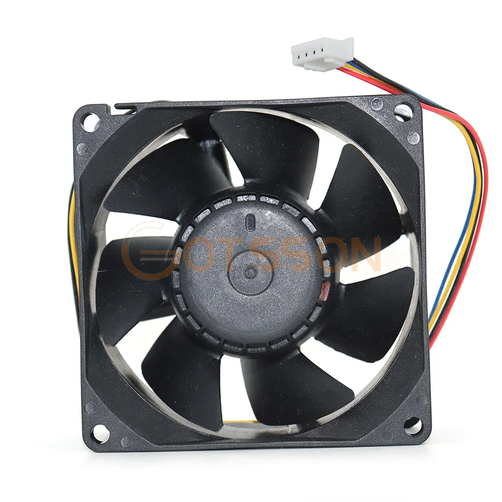 Para AVC DATA0838B8U 8038 8cm 80mm 48V 0.29A ventilador de refrigeración de doble rodamiento de bolas de 4 cables 80*80*38mm - imagen 5