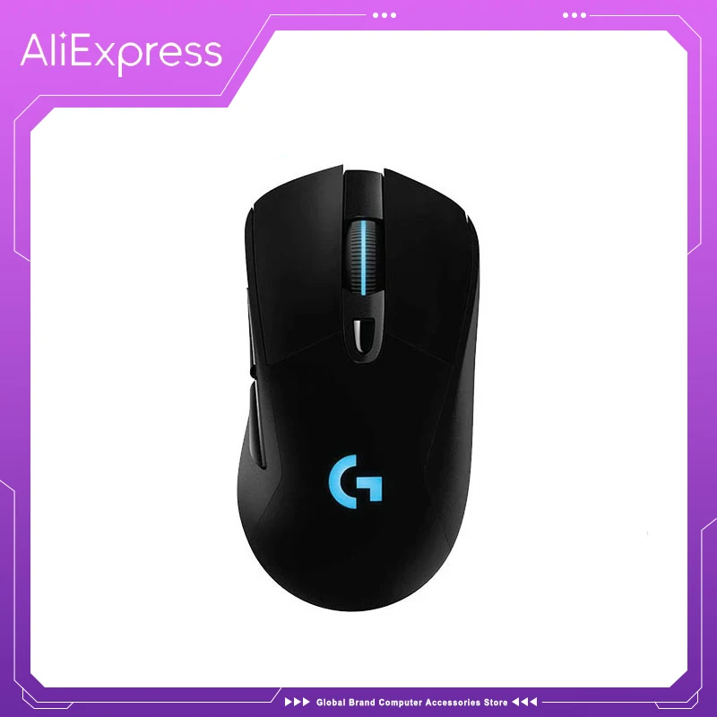 Logitech-ratón inalámbrico G703 HERO Sensor para videojuegos, dispositivo con 25600DPI, Lightspeed, POWERPLAY, Compatible con Windows, Mac OS, Chrome OS