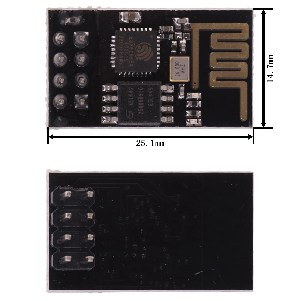 Módulo inalámbrico serie WIFI ESP8266 ESP-12F, ESP-01, ESP-07, ESP-12S, ESP-12E, ESP-01S, transceptor inalámbrico ESP32 - imagen 5