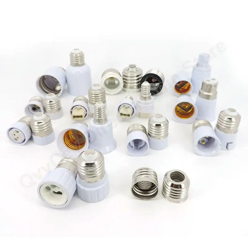 2x E27 GU10 G9 E12 B22 MR16 a E27 E40 E14 soporte de bombilla LED convertidor base de CA adaptador de toma de corriente portalámparas n