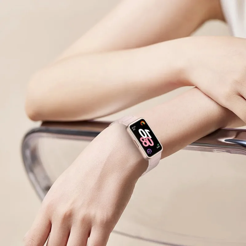 Correa magnética para Huawei Band 10/9/8, repuesto de correa de silicona, pulsera deportiva con bucle para Huawei Smartband 9 8 10 - imagen 5