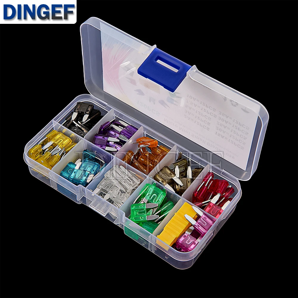 120 Uds 10 valores tamaño pequeño tipo cuchillas kit de fusibles para coche surtido 2A 3A 7.5A 10A 15A 20A 25A 30A 35A juego de fusibles Auto coche camión - imagen 4