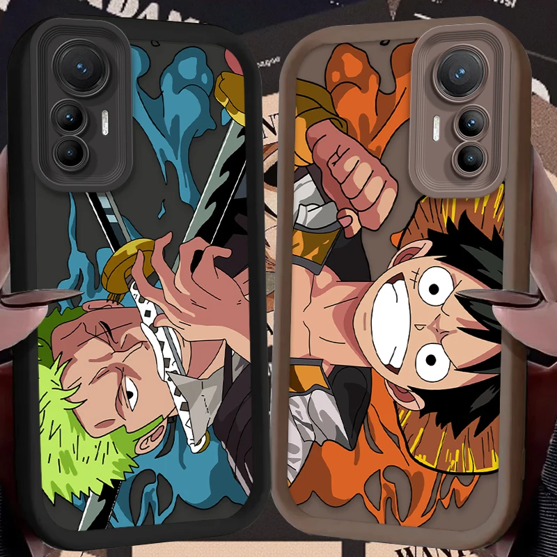 Funda de TPU de Anime O-One Piece Luffys para Xiaomi 14T 13T 12T 11T 13 12 11 Lite 5G NE POCO X6 X5 F6 F5 F3 X4 GT X3 NFC M5S C65 M6 Pro