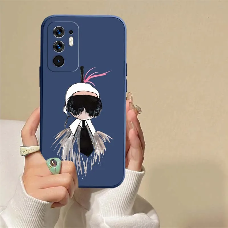 Cat Designer Signature para OPPO Reno 14 13 9 8 7 Z T SE Pro Lite Pro Plus 5G funda de teléfono de borde recto suave - imagen 3