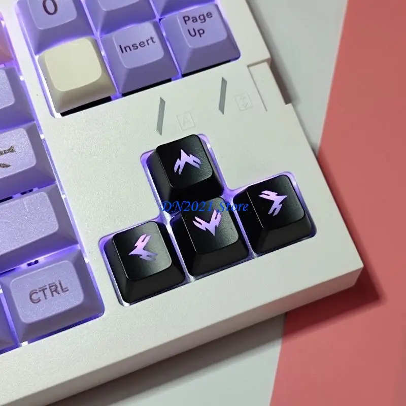 F3KE Gaming KeyCaps Altura ABS con brillo retroiluminado a través instrucciones KeyCaps Wasd - imagen 5