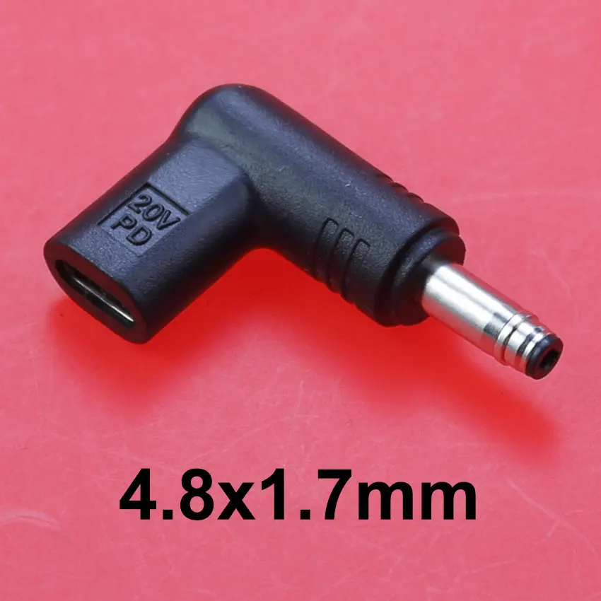 PD 20V 100W adaptador convertidor de corriente enchufe USB tipo C hembra a 4,5*3,0 5,5*1,7 7,4*0,6 conector DC para ordenador portátil para ASUS HP Dell - imagen 5